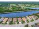 Aerial view of homes and golf course community at 7220 Whittlebury Trl, Lakewood Ranch, FL 34202