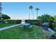 Relaxing picnic area with grills and ocean views at 800 Benjamin Franklin Dr # 202, Sarasota, FL 34236