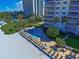 Enjoy resort-style pool and beach access at 800 Benjamin Franklin Dr # 202, Sarasota, FL 34236
