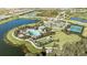 Resort-style amenities with pool, pickleball, bocce, and expansive green spaces at 8125 Moonbeam Ave, Sarasota, FL 34241