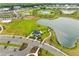 Community features a park, pond, and parking area at 8273 Shooting Star Rd, Sarasota, FL 34241