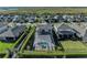 Aerial view of house with pool and backyard at 8273 Shooting Star Rd, Sarasota, FL 34241