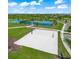 Sand volleyball court with nearby basketball and tennis courts at 8273 Shooting Star Rd, Sarasota, FL 34241