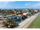 Beachfront property featuring a private pool and direct access to a white sand beach at 915 N Shore Dr, Anna Maria, FL 34216