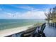 Inviting balcony with comfortable seating, offering stunning ocean views and serene ambiance at 915 N Shore Dr, Anna Maria, FL 34216