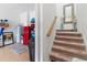 Unfinished basement area with storage and utility at 10031 Crooked Creek Dr # 201, Venice, FL 34293