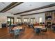 Casual dining area with comfortable seating and large windows at 12785 Fontana Loop, Bradenton, FL 34211