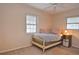 Charming bedroom with a yellow-painted bed frame at 1864 Mid Ocean Cir, Sarasota, FL 34239