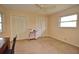 Bedroom with large closet and wood-look floors at 1864 Mid Ocean Cir, Sarasota, FL 34239