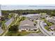 Aerial view of waterfront community featuring villas and lush landscaping at 2906 Captains Ct, Palmetto, FL 34221
