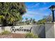 Community entrance sign of the Ramblewood neighborhood at 3333 Ramblewood Ct, Sarasota, FL 34237