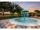 Community spray park with mushroom fountain at 408 Golden Harbour Trl, Bradenton, FL 34212
