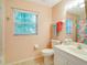 Small bathroom with a shower/tub combo and updated vanity at 4216 Central Sarasota Pkwy # 1326, Sarasota, FL 34238