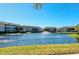 Beautiful lake view with fountain and lush landscaping in this multi-story condominium community at 4802 51St W St # 1118, Bradenton, FL 34210
