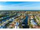 Expansive aerial view of a waterfront community with stunning views of the surrounding area at 5207 Bimini Dr, Bradenton, FL 34210