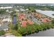 Aerial view of condo community near canal at 5400 34Th W St # D12, Bradenton, FL 34210
