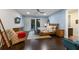 Main bedroom with private access to balcony at 543 Hillcrest Dr, Bradenton, FL 34209