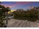 Wooden dock offers waterfront access with sunset views at 543 Hillcrest Dr, Bradenton, FL 34209