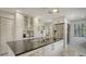 Modern kitchen with stainless steel appliances and an island at 6450 Wild Oak Bay Blvd # 238, Bradenton, FL 34210