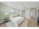 King bedroom with lots of closet space and a ceiling fan at 72 N School Ave, Sarasota, FL 34237