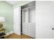 Large walk-in closet with shelves and drawers at 72 N School Ave, Sarasota, FL 34237