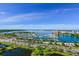 Stunning panoramic view of marina and city skyline at 72 N School Ave, Sarasota, FL 34237
