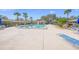 Relaxing community pool with ample seating at 7304 W Country Club N Dr # 213, Sarasota, FL 34243