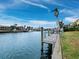 Private dock with access to the waterway at 740 Old Compass Rd, Longboat Key, FL 34228