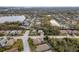 Aerial view showcasing home's location in a residential neighborhood at 7728 Rio Bella Pl, Bradenton, FL 34201