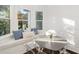 Charming breakfast nook with window seat and view at 7728 Rio Bella Pl, Bradenton, FL 34201
