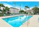 Inviting community pool with a convenient pool house at 8750 Olde Hickory Ave # 9205, Sarasota, FL 34238