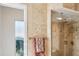 Spa-like bathroom with a glass shower and updated fixtures at 8818 29Th E St, Parrish, FL 34219