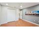Bedroom with wood floors and large closet at 8818 29Th E St, Parrish, FL 34219