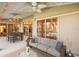 Relaxing patio with seating area and pool view at 8818 29Th E St, Parrish, FL 34219