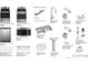Bathroom and kitchen fixtures including faucets and cabinet pulls at 8958 Daybreak St, Sarasota, FL 34241