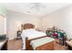 Bright bedroom with double bed and ample storage at 15409 Waterline Rd, Bradenton, FL 34212