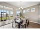 Bright dining room with sliding door to patio at 16008 Crofton Springs Way, Port Charlotte, FL 33953