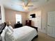 Bedroom with double bed and built-in storage at 18652 Ohara Dr, Port Charlotte, FL 33948