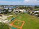 Community baseball field with seating at 210 Willow Ave, Anna Maria, FL 34216