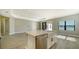 Kitchen island with sink and dishwasher, great for entertaining at 221 Brindisi Cir, Nokomis, FL 34275