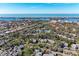 Aerial view showing condo location near the water at 360 Pine Run Dr, Osprey, FL 34229