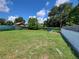 Large grassy backyard, partially fenced at 3611 3Rd S Ave, St Petersburg, FL 33711