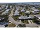 Aerial view of single-story home in a waterfront community at 4424 Mount Vernon Dr, Bradenton, FL 34210