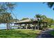 Relaxing covered picnic pavilion overlooking the waterfront at 4424 Mount Vernon Dr, Bradenton, FL 34210