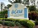 LaCasa community sign, 55 years or older, resident owned at 4590 Oakley Rd, North Port, FL 34288