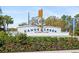 Canoe Creek community entrance sign with landscaping at 4649 Willow Bend Ave, Parrish, FL 34219