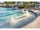 Pool area with bubbling water features at 4649 Willow Bend Ave, Parrish, FL 34219