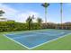 Outdoor basketball court with green and blue surface at 4839 Pastel Ct, Sarasota, FL 34240