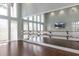 Dance studio with mirrored walls and ballet barre at 4839 Pastel Ct, Sarasota, FL 34240