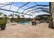 Spacious pool and patio with a relaxing atmosphere and tranquil views at 4839 Pastel Ct, Sarasota, FL 34240